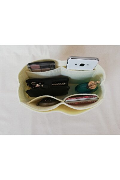 MARJİNAL W CLUB Suluksuz Çanta Içi Keçe Organizer 28x15x12 Ölçüsü