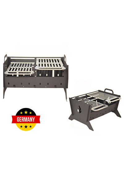 BAYGATO Juicy Grill Kademeli Katlanabilir ve Taşınabilir 6 Kişilik Mangal