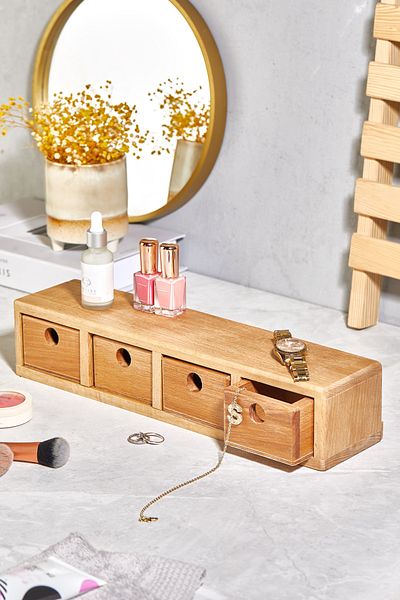 KukiWood SRKYHOME CONCEPT Wooden Organizer - Table and Jewelry Organizer