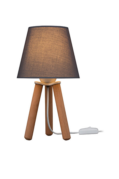 AG LightDesign Gri Abajur Yatak Odası Salon Koridor Masa Lambası
