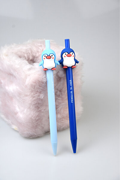 Big Koala Penguen Figürlü 2 Adet 0.7 mm Uçlu Versatil Kalem