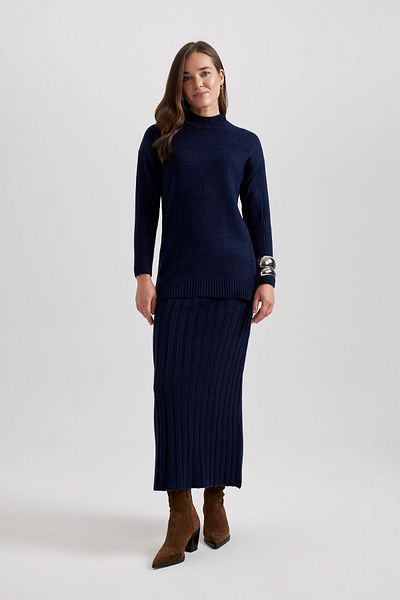 DeFacto Regular Fit Maxi Knitwear Skirt B0089ax23wn