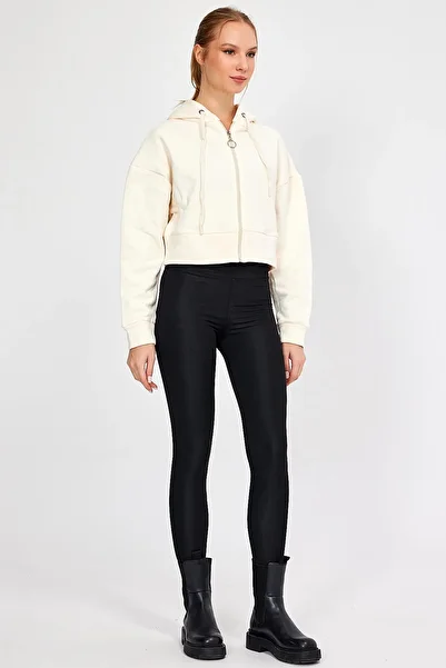 ALEXANDERGARDI HOODED SHARDONED CROP CARDIGAN (B23-31303)