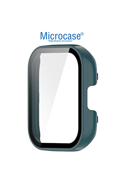 Microcase Xiaomi Redmi Watch 3 Ekran Korumalı Rubber Kılıf-AL3173