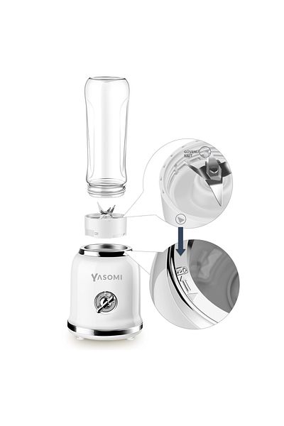 Yasomi Bl019 Retro Smoothie Blender White