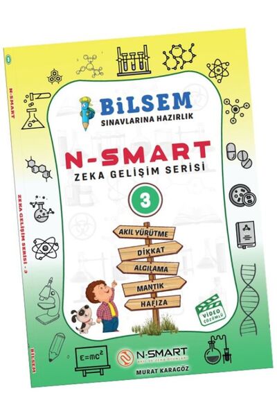 n-smart Bilsem Sınavlarına Hazırlık Zeka Gelişim Serisi 3 Bilsem Mülakat Sına...