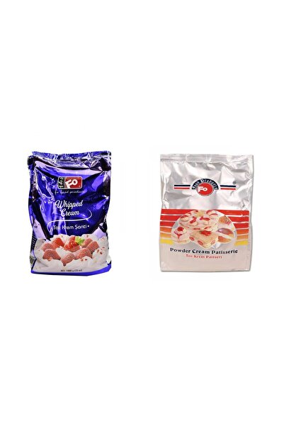 FO Toz Krem Şanti ve Fo Toz Krem Patiseri 1 KG 2'li Set