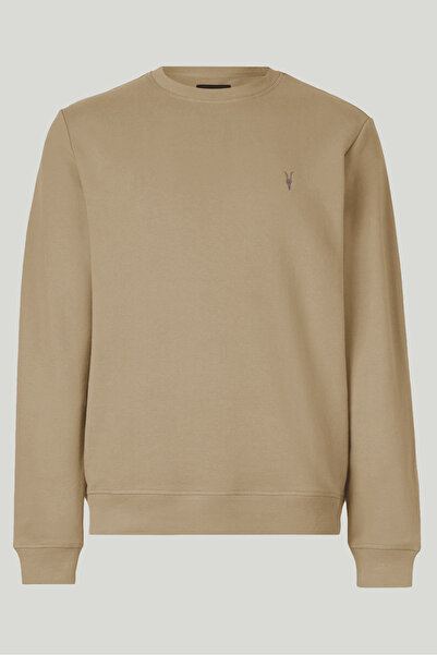 MAXIMILLIAN Bej Basic Bisiklet Yaka Relaxed Regular Erkek Sweatshirt