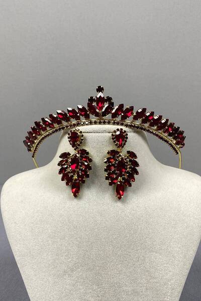 FdayAksesuar Σετ σκουλαρίκια με λεπτό σκουλαρίκι νύφης και λεπτό σκουλαρίκι μ...