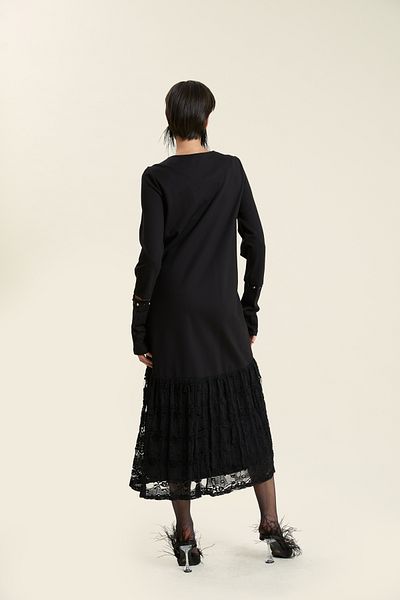 VERDA Rochie Brodata