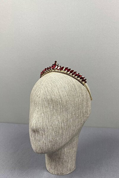 Generic Brand Accesoriu de păr Burgundy Gold Model Ilayda subțire cu Kına și ...