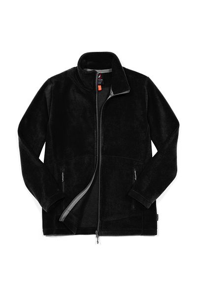 Cottonland Γυναικείο SCARLETT Μπουφάν Fleece με κανονικό γιακά ΜΑΥΡΟ