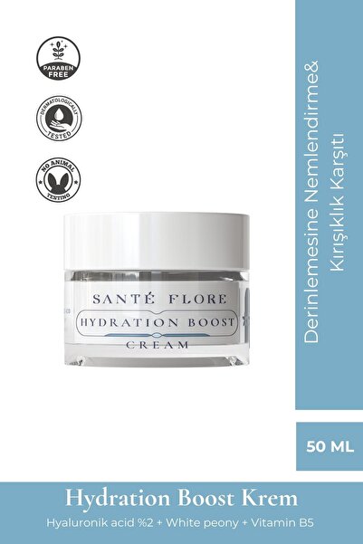 Sante Flore Hydration Boost - Yoğun Nemlendirici Bakım Kremi 50ml
