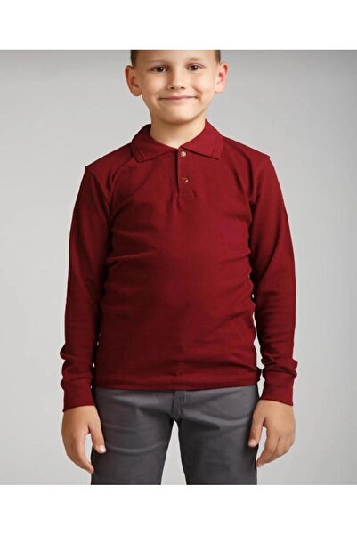 NZY Tekstil Tricou pentru copii cu guler polo pentru zi și școală, cu două na...