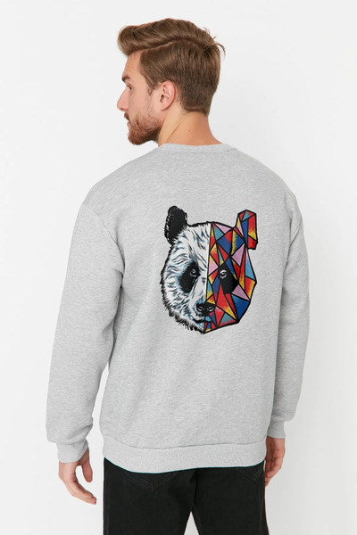 ZEMLİYA Hanorac unisex cu imprimeu Panda Vonix