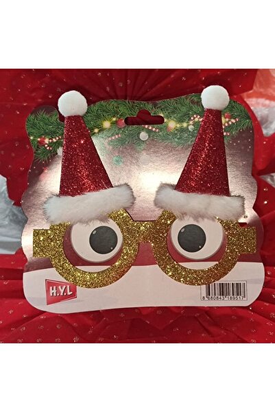 parti sürprizi Yılbaşı Partisi Şapkalı Gözlük 1 Adet