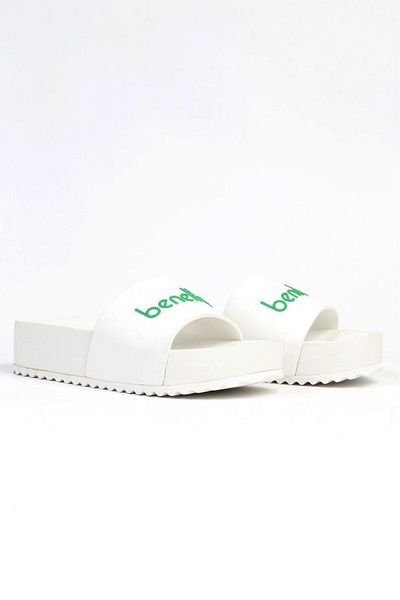 Benetton ®| BN-1212- 3489 شبشب نسائي أبيض