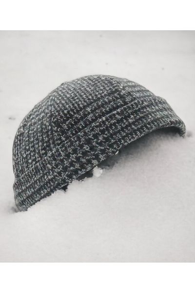 Shopiolog Uniszex rövid gyapjú Kipa Docker Beanie