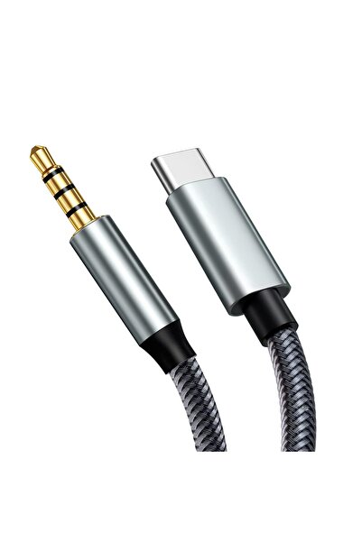 Hobimtek HP-20 Metal Type-C إلى 3.5mm AUX كابل الصوت 1mt جاك محول دونجل سماعة...