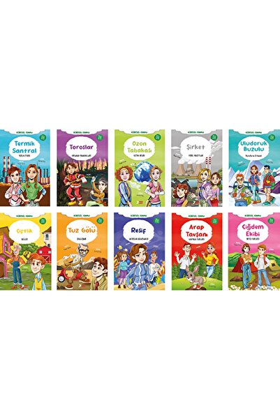 Yuva okul yayınları KÜRESEL ISINMA DÜNYAMIZI KURTARALIM 10 KİTAP 3.4.SINIF
