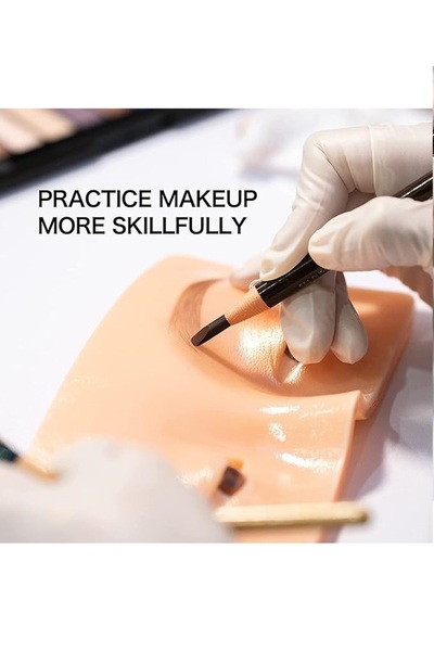 SPECİAL 4 YOU Makyaj Eğitim 5d Yüz - Makeup Pratik Derisi - Gerçekçi Yüz Tasarımı - Micropeeling Uyumlu