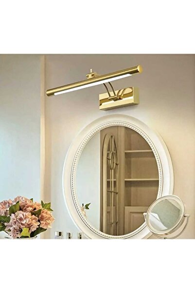 Viesteknoloji MODERN AYNA ÜSTÜ FLÜT APLİK GOLD KASA MARTI KUĞU LEDLİ APLİK DE...