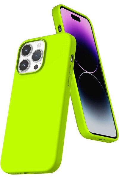 EDELFU حافظة آيفون 14 برو ماكس مخملية داخلية قابلة للمسح بدون شعار، غطاء مقاو...