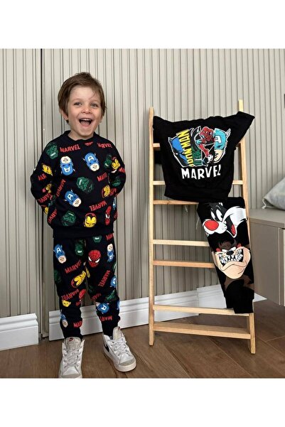 NBGİYİM طقم بدلة رياضية سفلية من Sipiderman للموسم الجديد