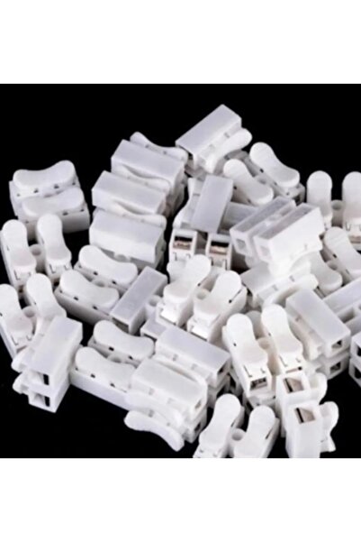 TEKAY AYDINLATMA 2 Li Vidasız Yaylı Basmalı Klemens 15 Adet