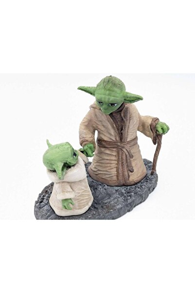 TuransoyCraft Starwars Yoda ve Grogu Figür Starwars Yoda Figür 18CM Büyük Boy