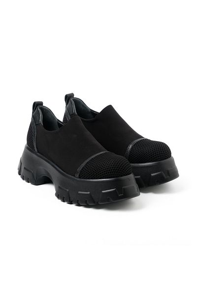 John May Women's Casual Shoes Gtn-5838 John May Black Stretch