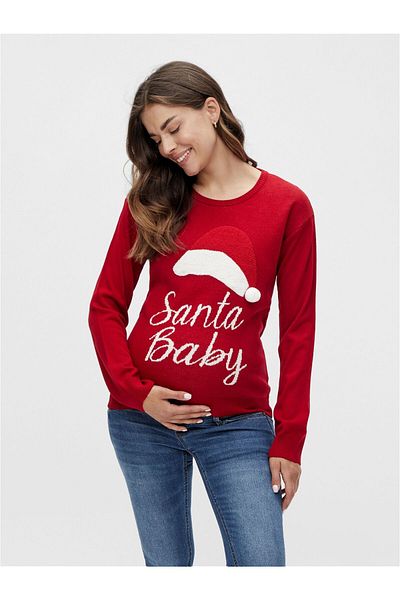 Mama Licious Tragetasche MLSANTA BEBEK L/S TRİKO ÜST