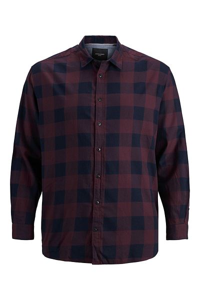 Jack & Jones Plus Karohemd Plus Locker Geschnitten Karohemd