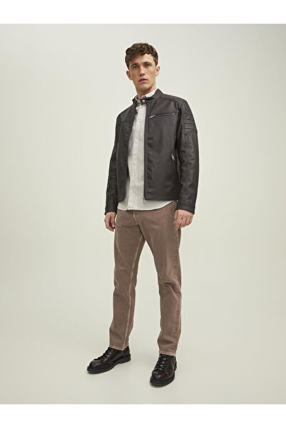 Jack & Jones Jack Jones Men's Leather Jacket12147218