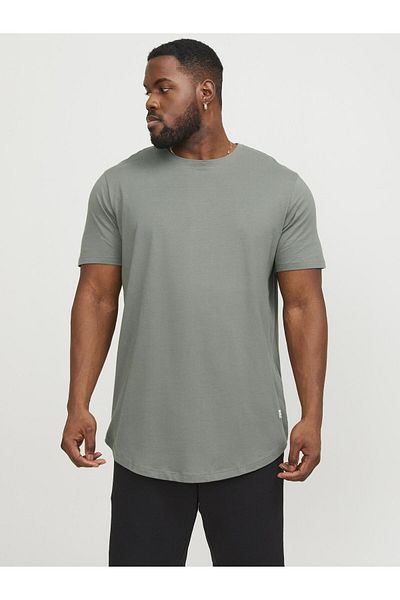 Jack & Jones Plus T-Shirt Plus Einfarbig T-Shirt