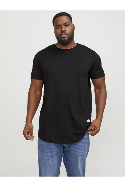 Jack & Jones Plus T-Shirt Plus Einfarbig T-Shirt
