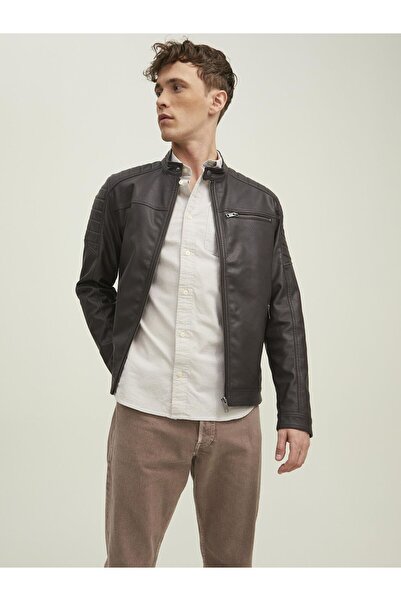 Jack & Jones Jack Jones Men's Leather Jacket12147218