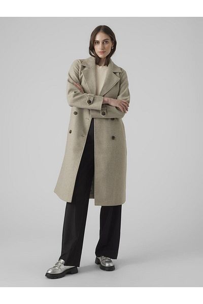 Vero Moda Mantel VMFORTUNEVEGA AW23 LONGTRENCHCOAT GABOOS