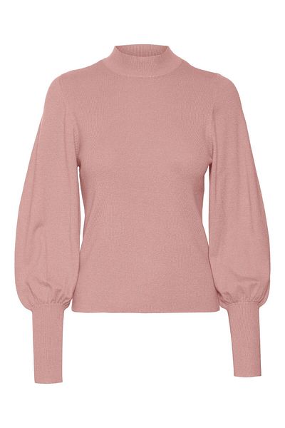 Vero Moda Strickpullover VMHOLLYKARISPUFF LS HIGHNK PULLOV GA BOO