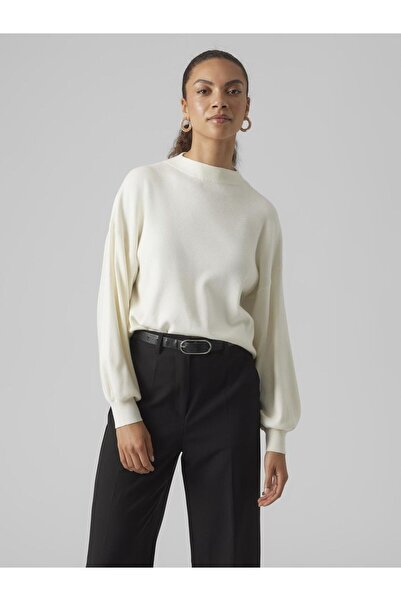 Vero Moda Strickpullover VMNANCY LS FUNNELNK PULLOVER GA BOO REP