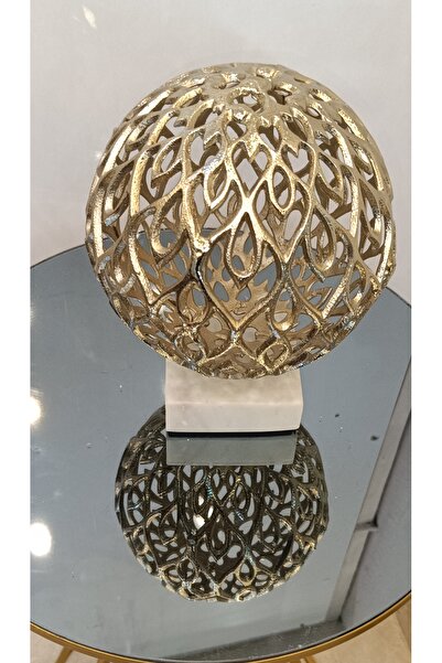 DEKOR ZÜCCACİYE HOME Dekoratif Döküm Mermer Ayaklı Top