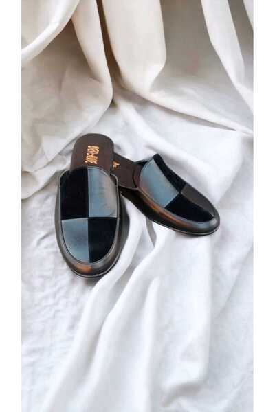 DEPASSE Чорні чоловічі домашні капці для гостей та нареченого