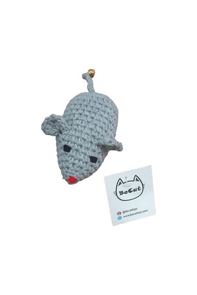 Be Cat Catnip Mouse Model Cat Toy with Bells