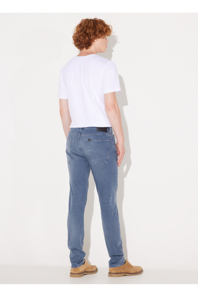 Lee Erkek Luke Slim Tapered Esnek Jean Kot Pantolon