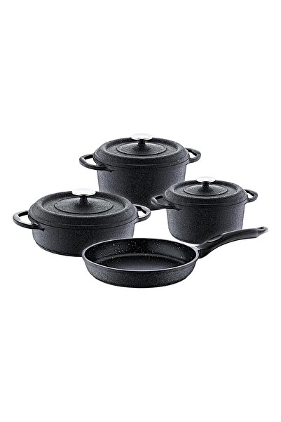 OMS طقم أواني طهي كوارتز جرانيت 7 قطع 3050