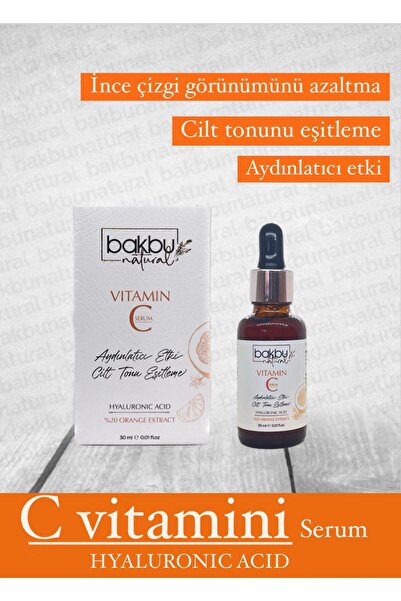 bakbu natural C Vitamin Aydınlatıcı Serum 30 ML