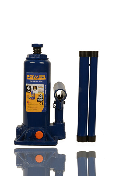 POWER BLACK Germany Çelik Şase 4Ton Hidrolik Araba Krikosu Şişe Kriko