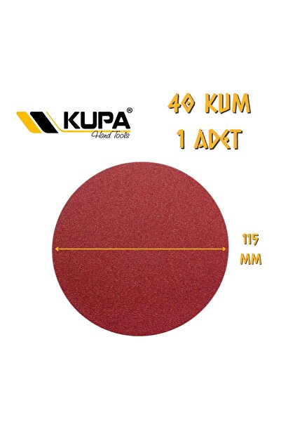 Yuvarlak Cırt Zımpara 115 mm - P40 Kum - 1 Adet