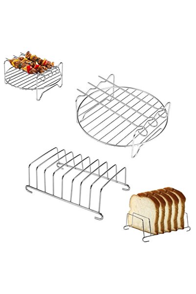 Popüler Airfryer Izgara Teli, Universal Boyutta, ÇELİK TEL, Izgara Şiş Ve Ekm...