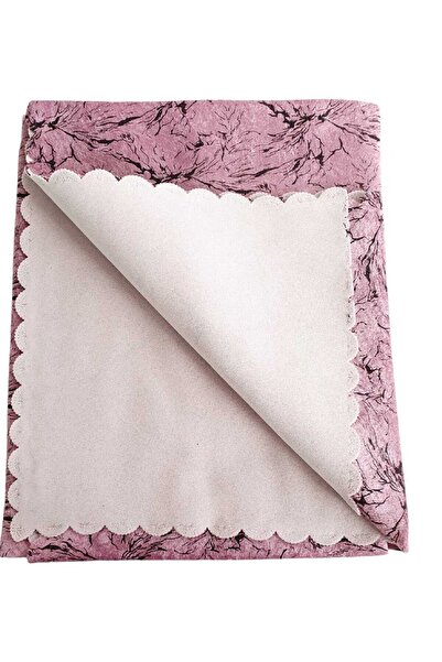 Aysalife home tekstil Koltuk Çekyat Örtüsü Indigo Damar Desenli Kaymaz Taban Süngerli Üst Kumaş Kadife